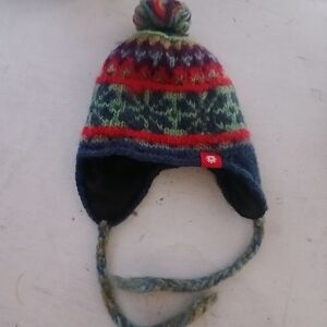 Icewear Kids Wool Beanie Knit Hat Cap Lined Mulit Color Iceland Unisex 2-6 Yrs